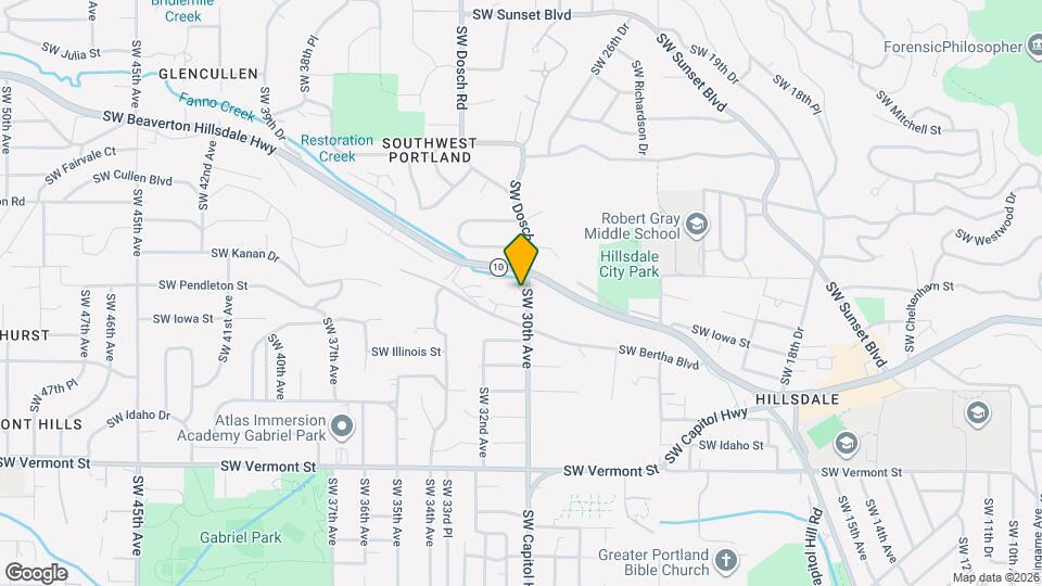 5971 SW 30th Ave Map and Location Details
