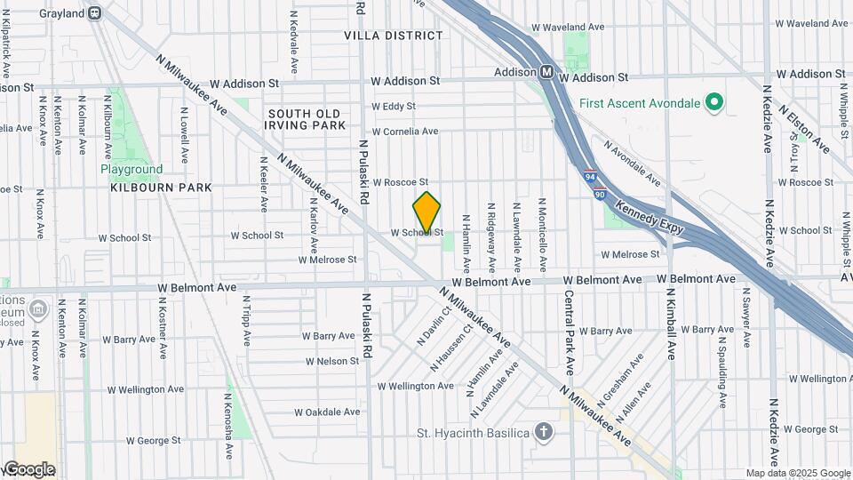 3849 W School St Map and Location Details