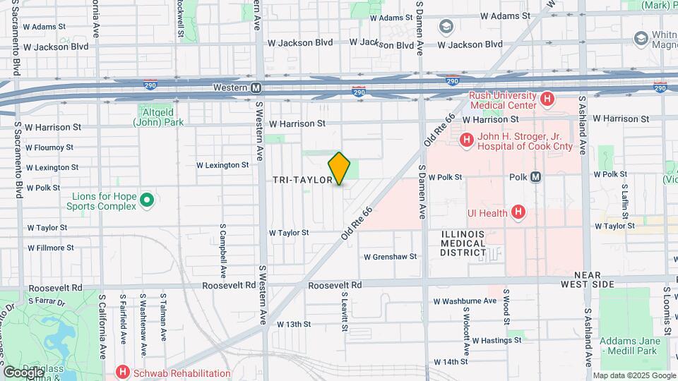 814 S Leavitt St, Unit #2 Map and Location Details