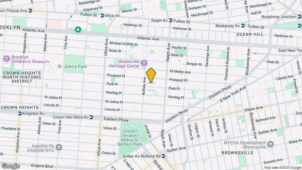 1599 Park Pl Map and Location Details