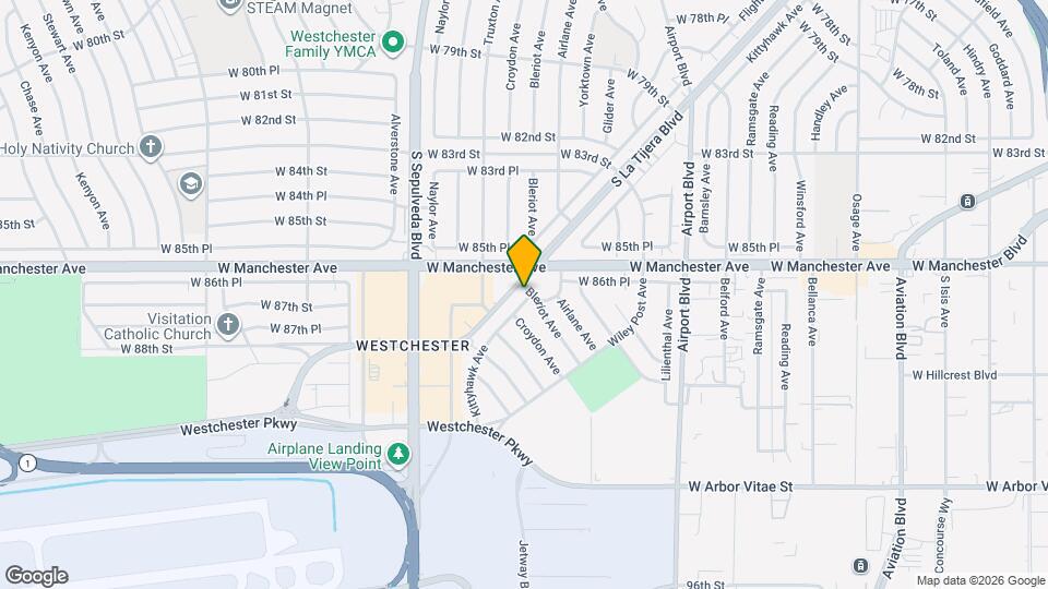 8701 Kittyhawk Ave Map and Location Details