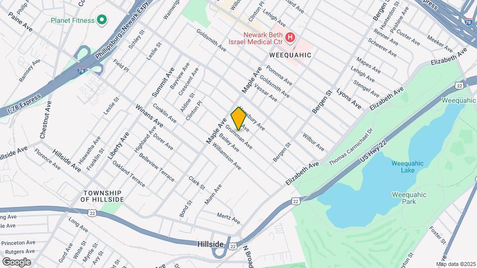 129 Grumman Ave Map and Location Details