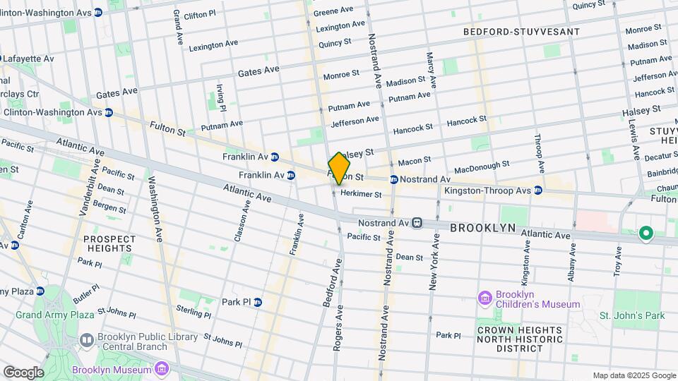 1263 Bedford Ave-Unit -7A Map and Location Details