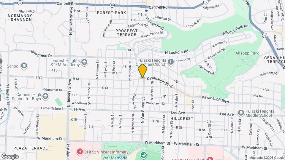 5101 H St Map and Location Details