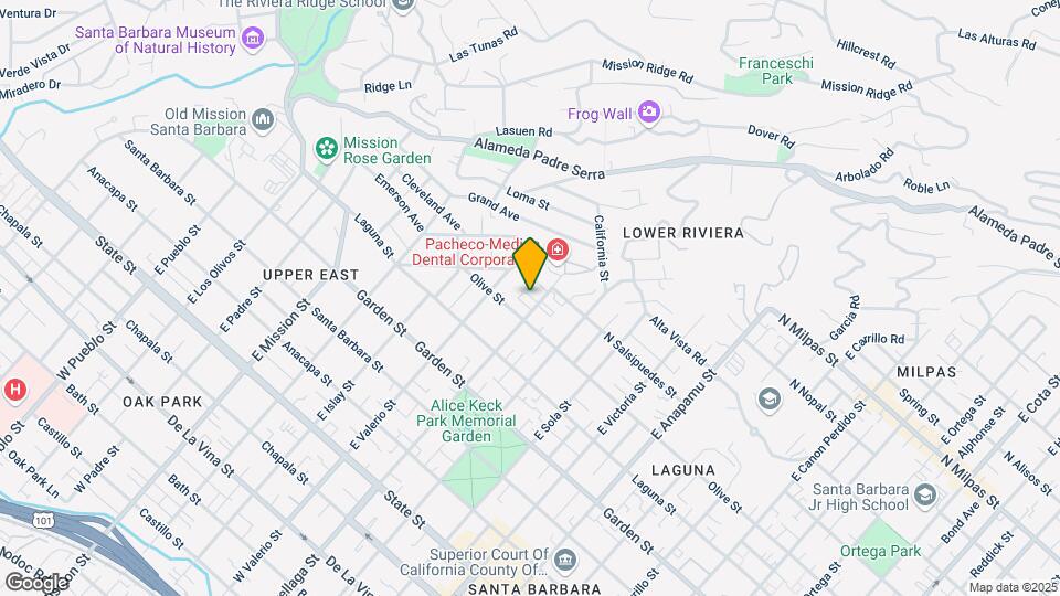 515 E Arrellaga St Map and Location Details