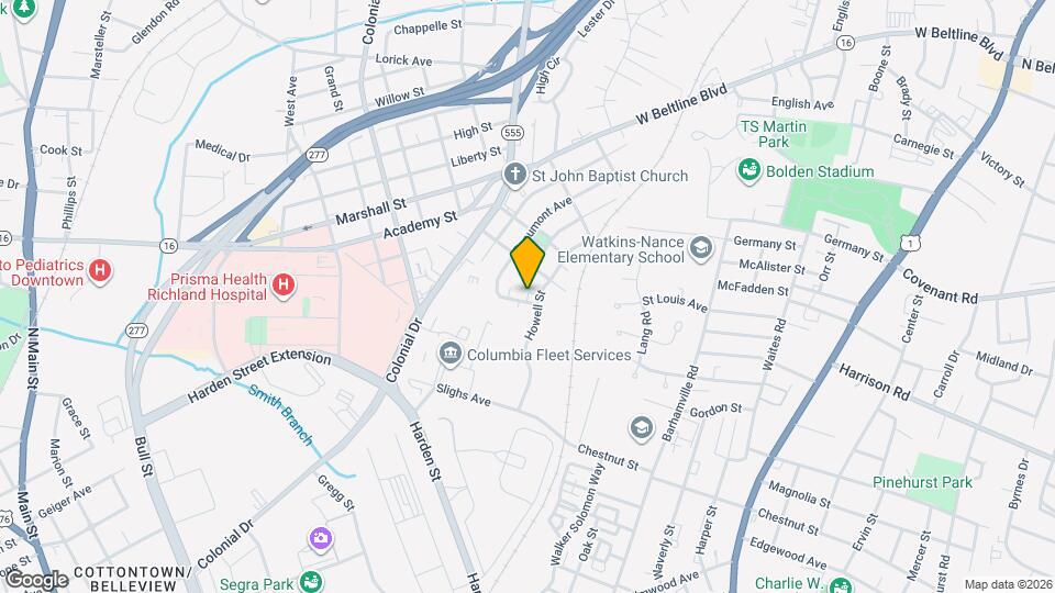 2807 Howell Ct Map and Location Details