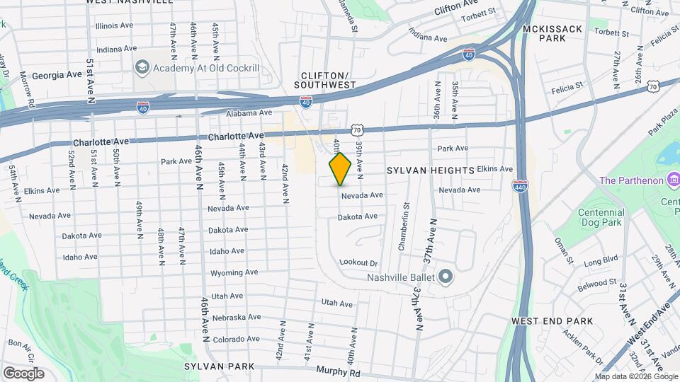 3912 Nevada Ave Map and Location Details
