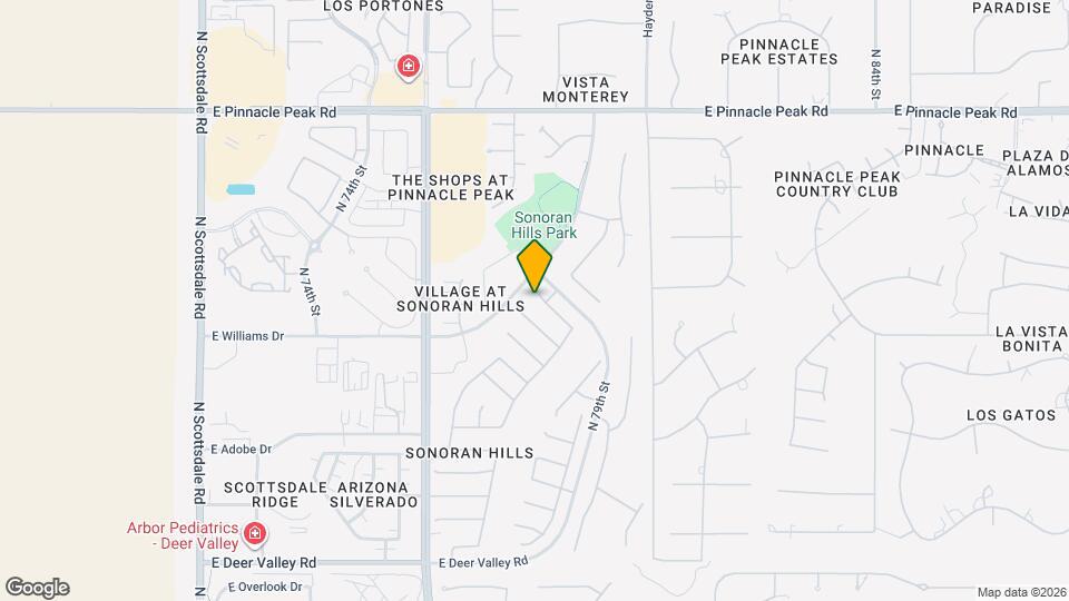 7637 E Calle De Las Brisas Map and Location Details