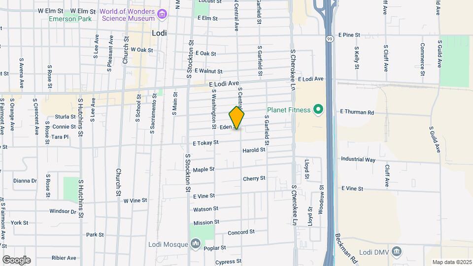 611 S Central Ave Map and Location Details