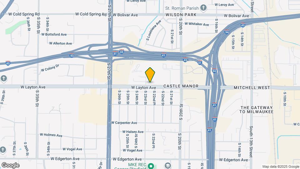 2262 W Layton Ave Map and Location Details