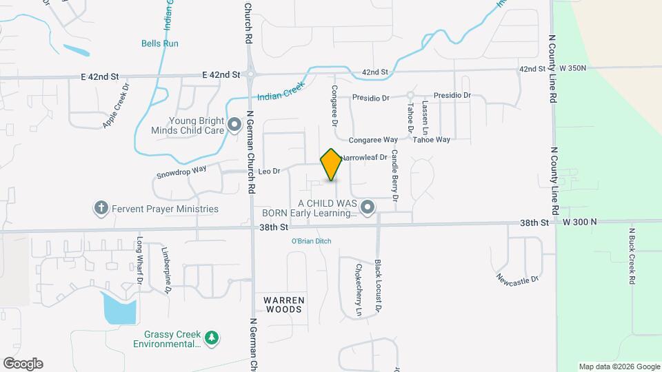 3906 Burning Bush Dr Mapa y Detalles de la Ubicación