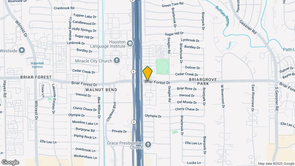 10325 Briar Forest Dr Map and Location Details