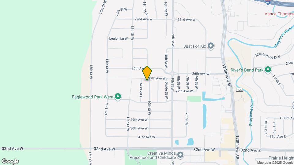 2714 10th St W Map and Location Details