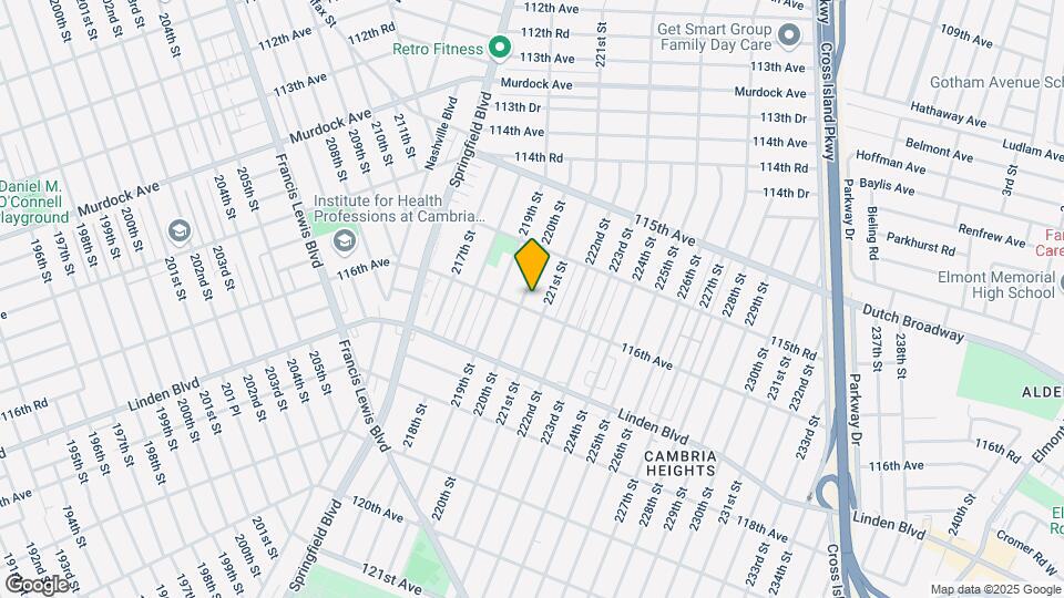 115- 107-115-220 220th St Mapa y Detalles de la Ubicación
