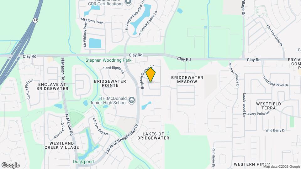3818 Brook Garden Ln Map and Location Details