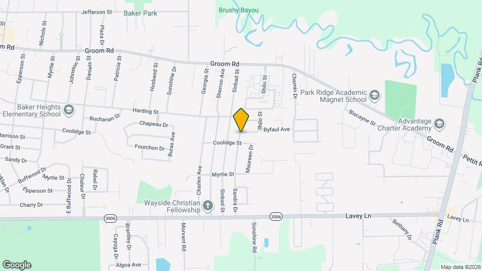 1120 W Shilo Dr, Unit D Mapa y Detalles de la Ubicación