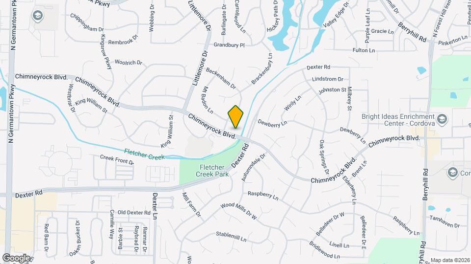 8688 Chimneyrock Blvd. Mapa y Detalles de la Ubicación