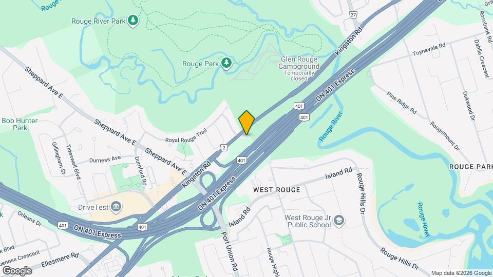 7441-7441 Kingston Rd Map and Location Details