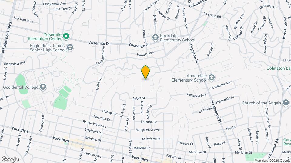 1868 N Avenue 56 Map and Location Details