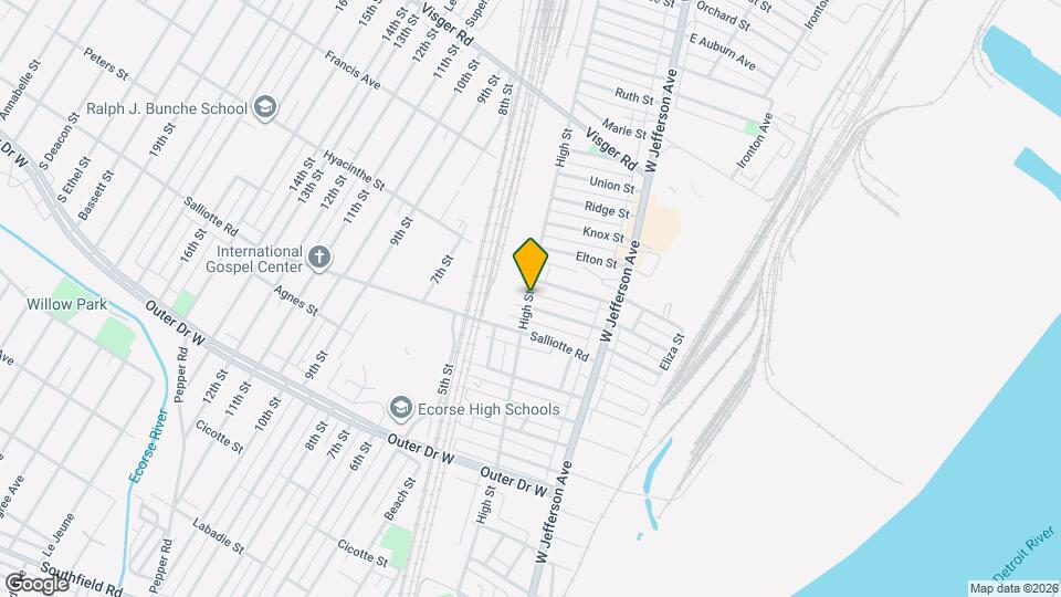 3971 High St Mapa y Detalles de la Ubicación