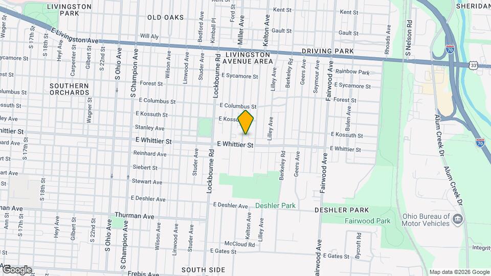 1106 Ellsworth Ave Map and Location Details
