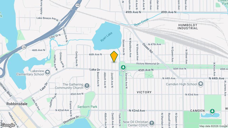 4524 Zenith Ave N Map and Location Details