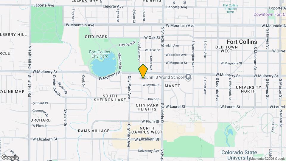 1208 W Myrtle St Map and Location Details