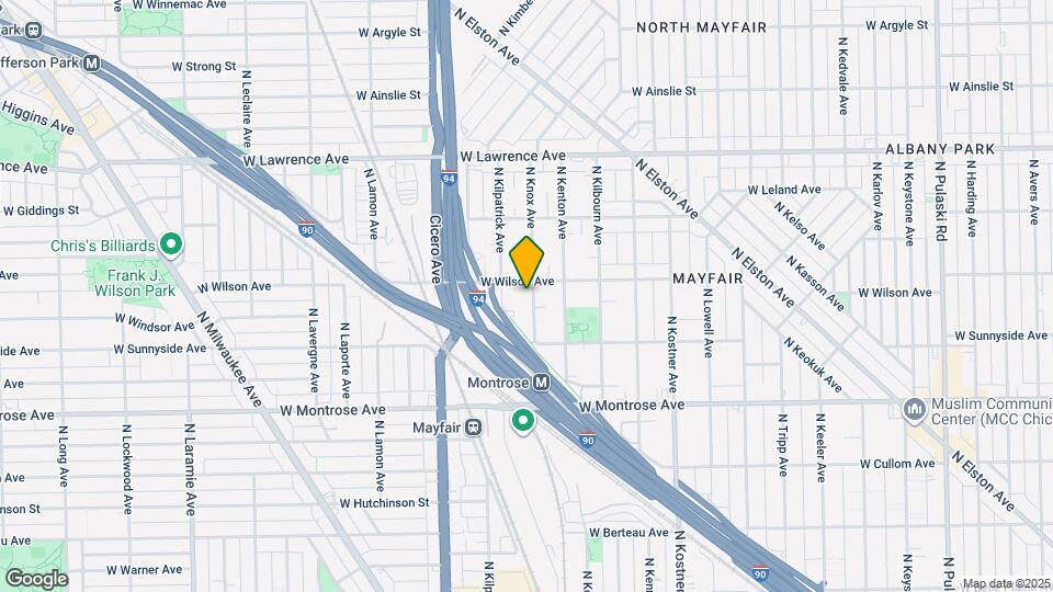 4550 N Knox Ave Map and Location Details