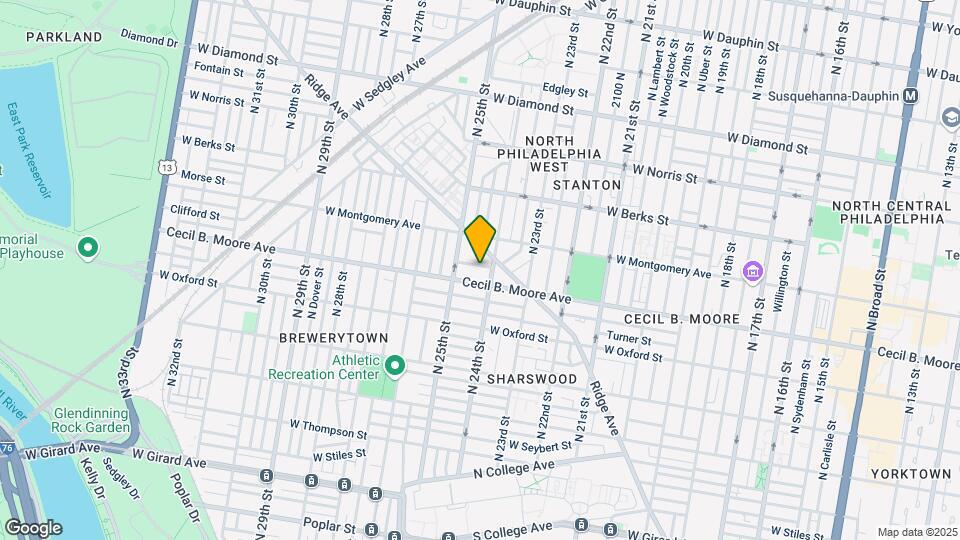 2416 Clifford St, Unit 1F Map and Location Details