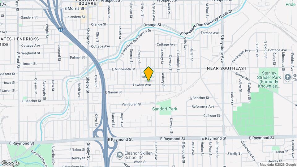 1626 Lawton Ave Map and Location Details