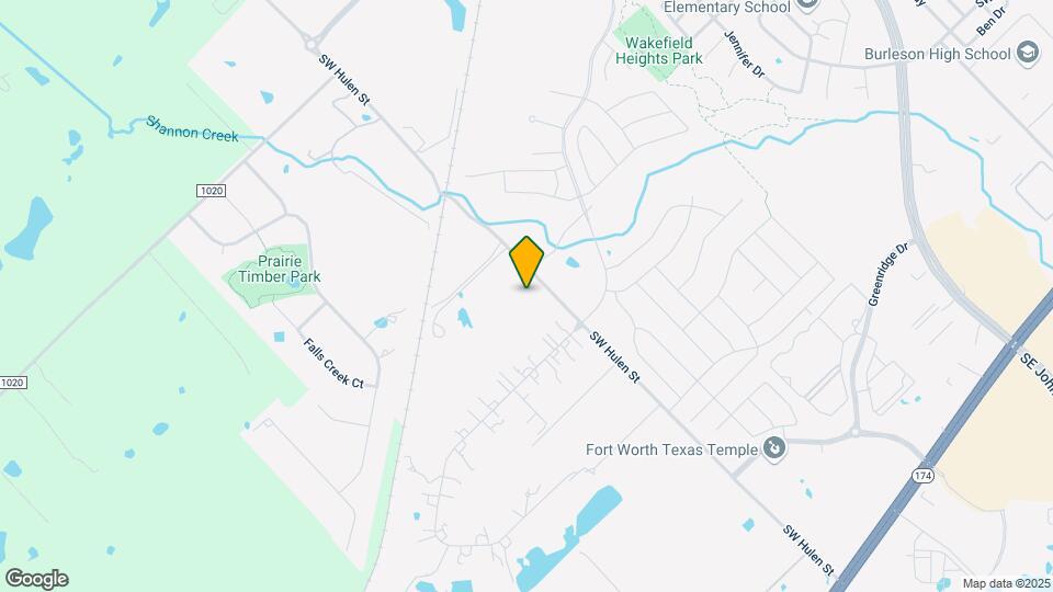 1987 SW Hulen St Map and Location Details