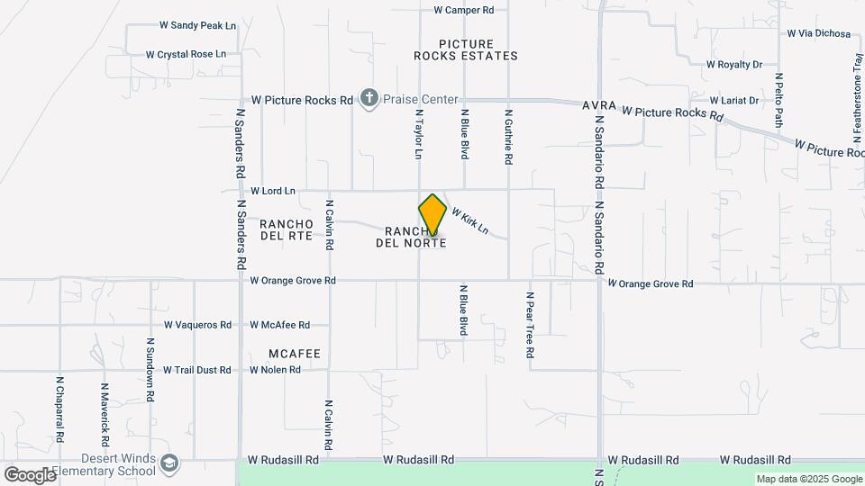 6480 N Taylor Ln Map and Location Details