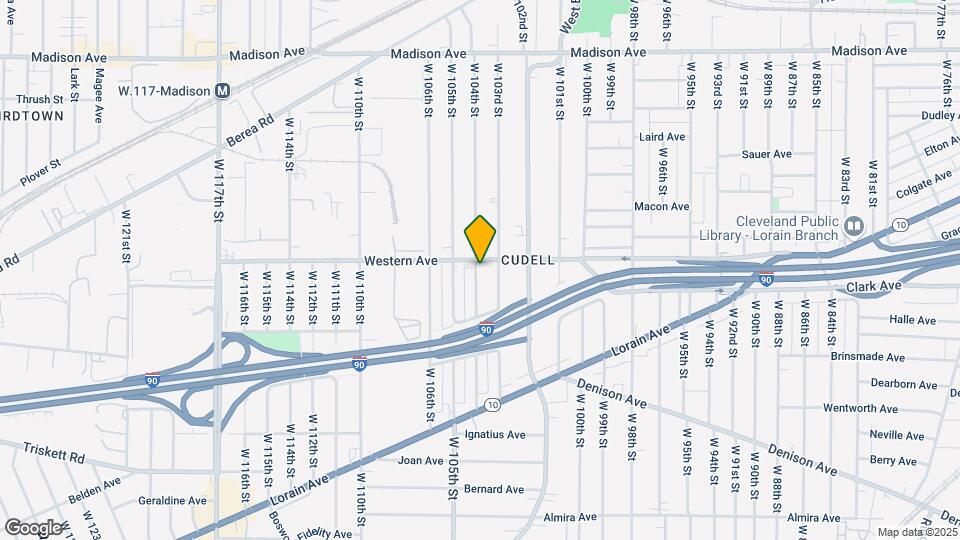 3029 W 104th St Map and Location Details