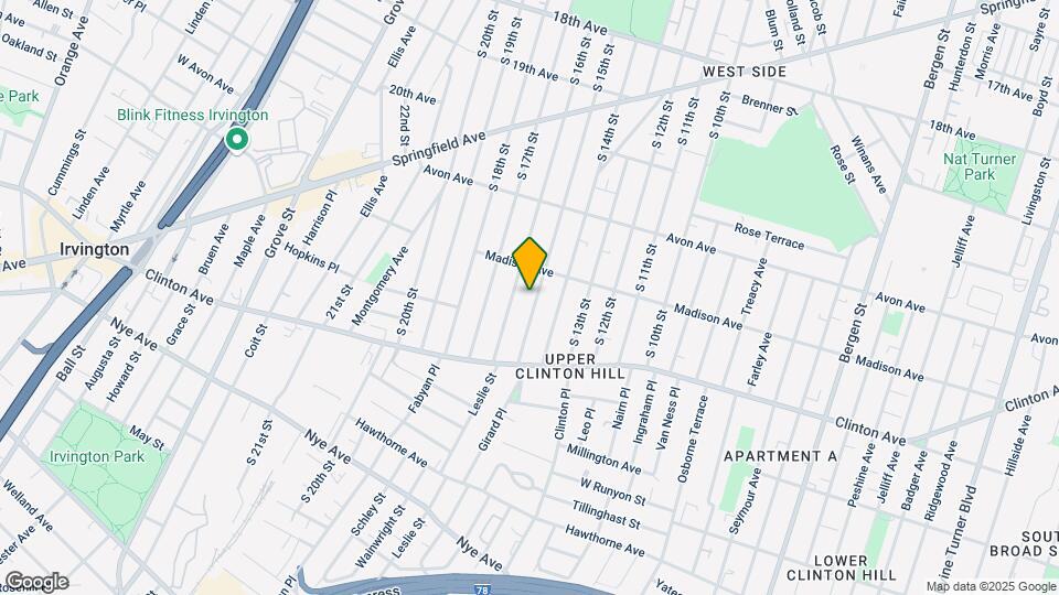 849-851 S 15th St, Unit 1 Mapa y Detalles de la Ubicación