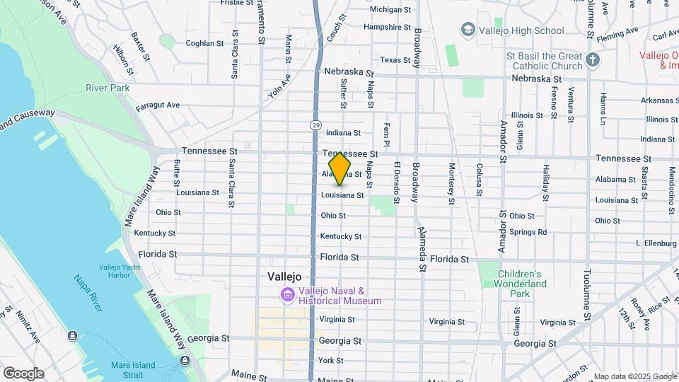 801-807 Louisiana St Map and Location Details