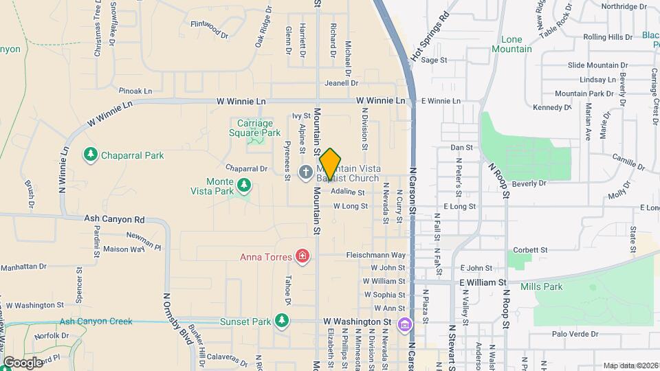 700 Adaline St Map and Location Details