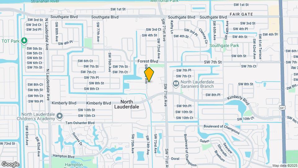 810 SW 73rd Ave Map and Location Details