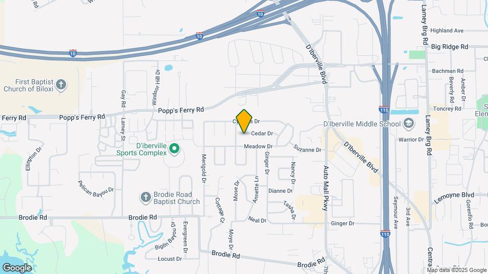 209 Cedar Dr Map and Location Details