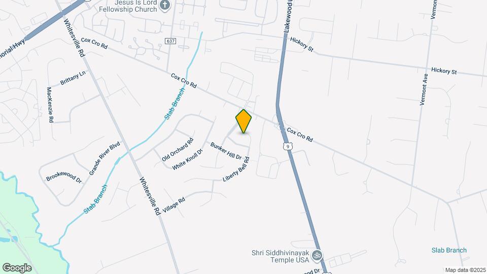 109 Liberty Bell Rd Map and Location Details