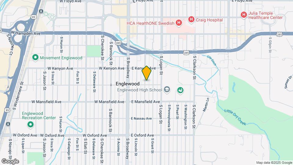 3790 S Sherman St Map and Location Details
