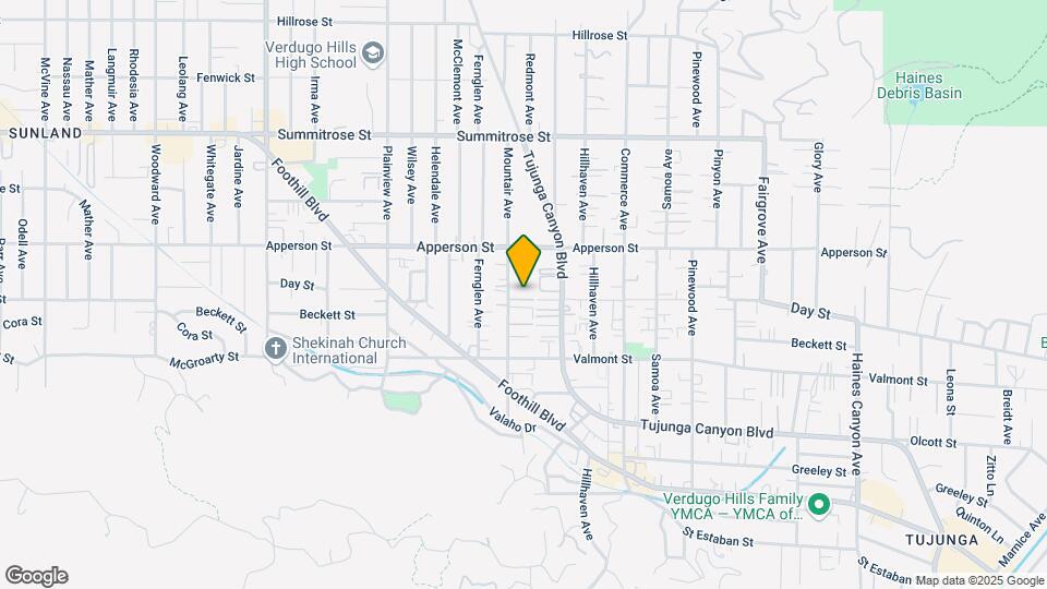 10206 Mountair Ave Map and Location Details