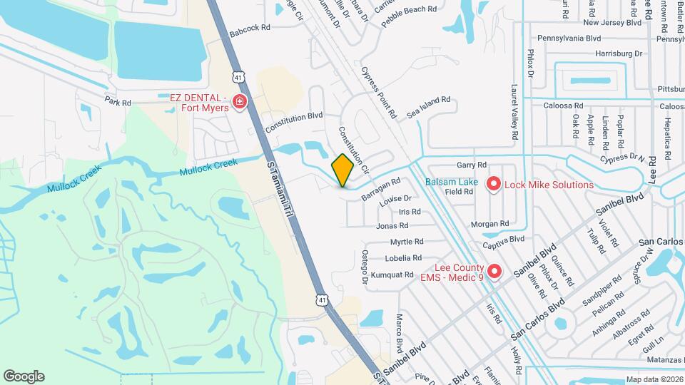 7193 Barragan Rd Map and Location Details