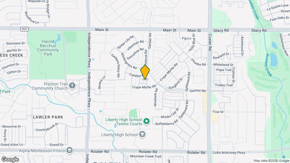 8443 Wild Rye Rd Map and Location Details