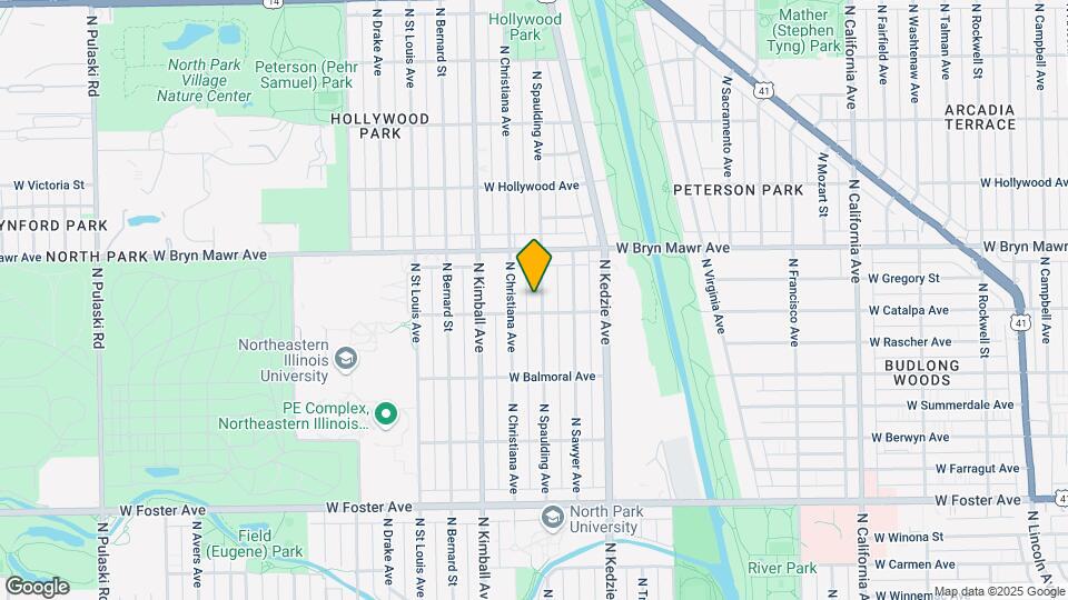 5510 N Spaulding Ave Map and Location Details
