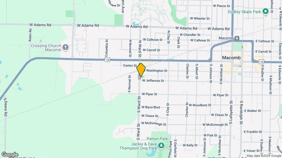 934 W Jefferson St Map and Location Details