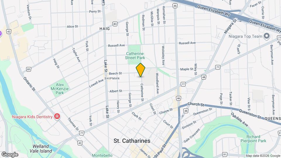 37 Catherine St Map and Location Details