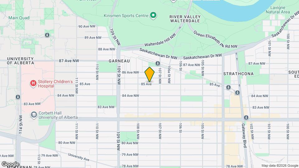 10727-10785 85 Ave Map and Location Details