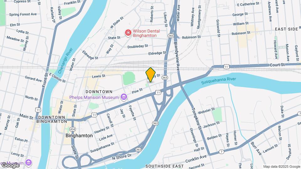 73 Pine St Map and Location Details