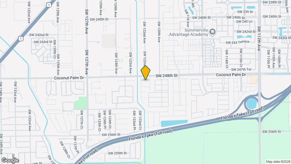 12130 SW 248th Terrace Map and Location Details