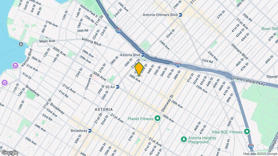25-75 33rd St Mapa y Detalles de la Ubicación